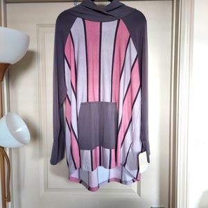 LuLa Roe AMBER striped hoodie. 2X